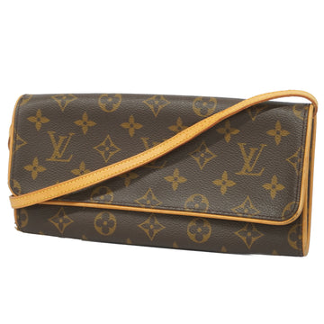 LOUIS VUITTONAuth  Monogram Pochette Twin GM M51852 Women's Shoulder Bag