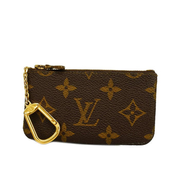 LOUIS VUITTON Wallet/Coin Case Monogram Pochette Cle M62650 Brown Men's Women's