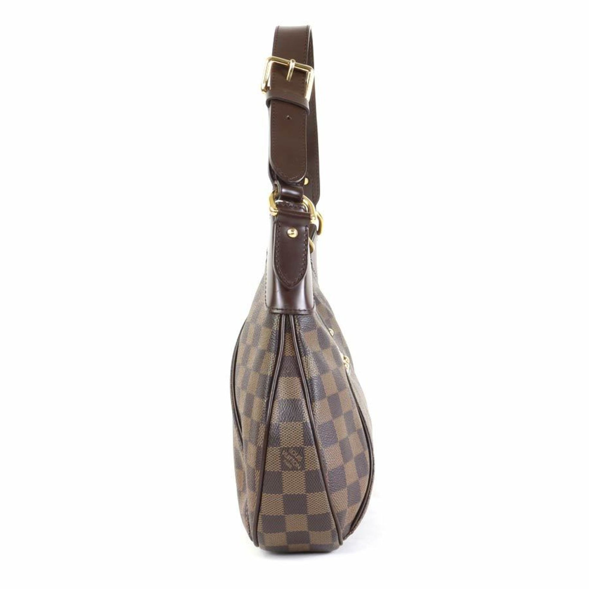 LOUIS VUITTON Shoulder Bag Damier Thames GM N48181 Brown Ladies