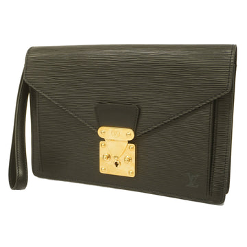 LOUIS VUITTONAuth  Epi Serie Dragonne M52612 Women's Clutch Bag Noir