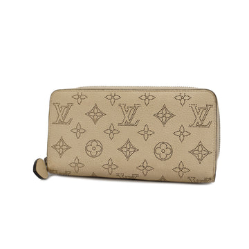 LOUIS VUITTONAuth  Mahina Zippy Wallet M61869 Wallet LV Off White