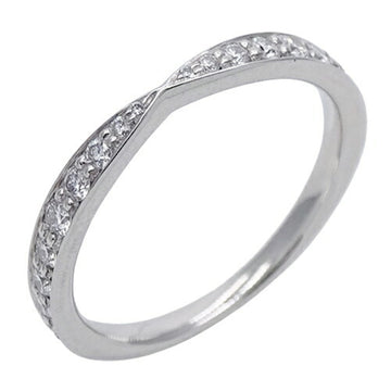 TIFFANY & Co. Ring Women's PT950 Diamond Harmony Band Platinum Approx. 7.5