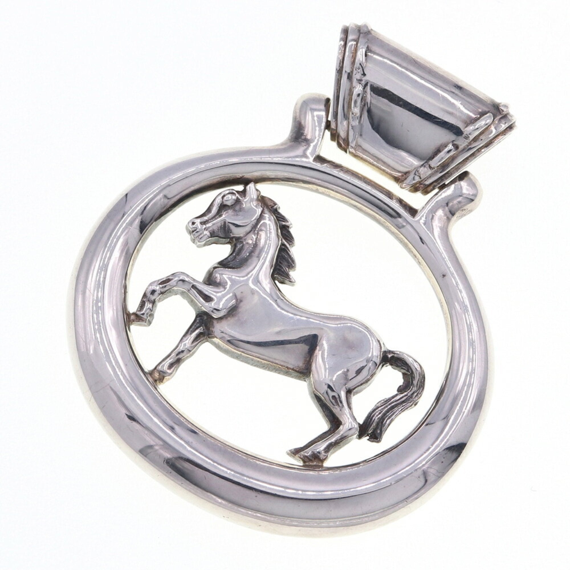 Hermes horse online necklace