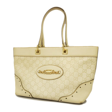 GUCCIAuth ssima145993 Women's Leather Handbag,Tote Bag Ivory