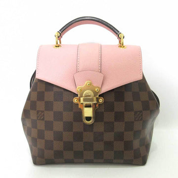 LOUIS VUITTON Bag Clapton Backpack Magnolia x Ebene Pink Brown Mini Rucksack Ladies Damier N42262 LOUISVUITTON