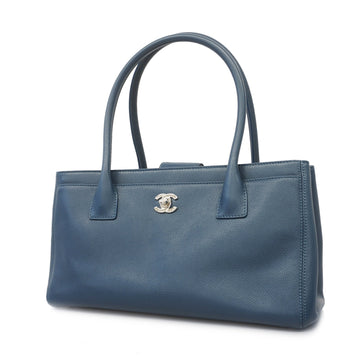 Chanel Executive Tote Women's Leather Tote Bag Navy