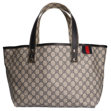 GUCCI Sherry Tote Bag GG Supreme Canvas Beige Ladies