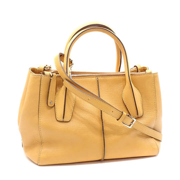TOD'S Handbag Women's Yellow Leather Shoulder