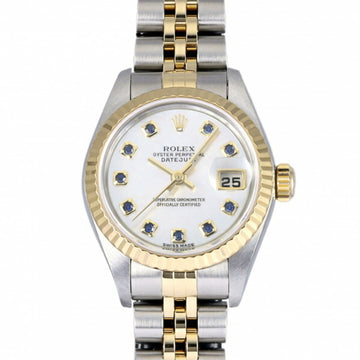 ROLEX Datejust 79173NGS white dial watch ladies