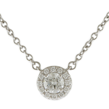 TIFFANY Soleste Necklace Pt950 Platinum Diamond Ladies &Co.