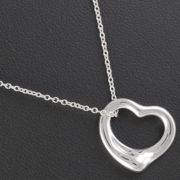 TIFFANY Open Heart Necklace 16mm &Co. Silver 925 Ladies