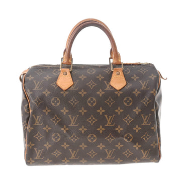 LOUIS VUITTON Monogram Speedy 30 Brown M41526 Women's Canvas Handbag