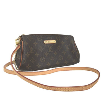 LOUIS VUITTON Shoulder Bag Eva Chain M95567 Monogram Canvas Brown Women's