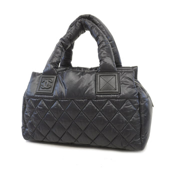 Chanel Cocoon Tote Bag Women's Nylon Black