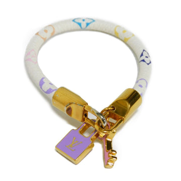 LOUIS VUITTON Bracelet Rack It Bron Rich Violet Key Padlock Monogram Multicolor M6604F Women's Accessories Jewelry