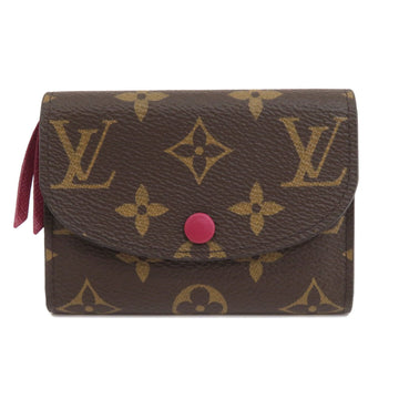 LOUIS VUITTON M41939 Portomone Rosary Monogram Coin Case Canvas Women's