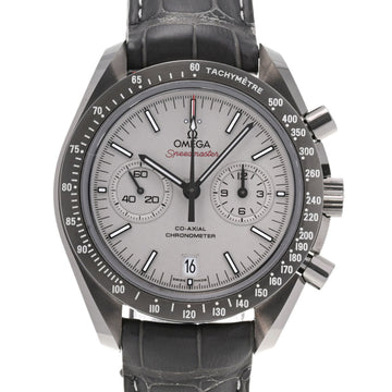 OMEGA Speedmaster Gray Side of the Moon 311.93.44.51.99.001 Men's Ceramic Leather Watch Automatic Winding Platinum Dial