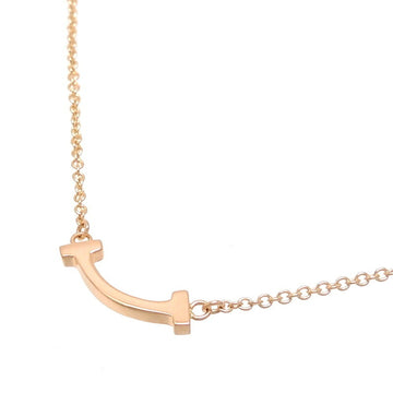 TIFFANY T Smile Women's Necklace 62617721 750 Pink Gold