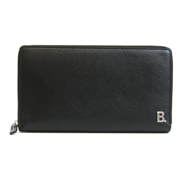Balenciaga B Continental 601352 Men's Leather Long Wallet (bi-fold) Black