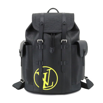 LOUIS VUITTON Epi Christopher PM LV Circle Backpack Rucksack Noir M55138 RFID