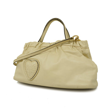 GUCCIAuth  2way Bag 212994 Women's Leather Handbag,Shoulder Bag Ivory