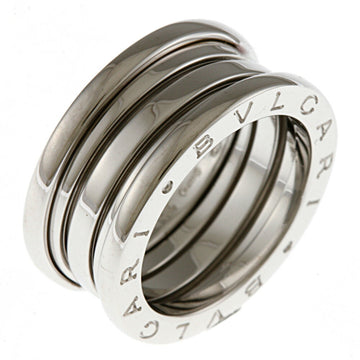 Bvlgari B Zero One Ring No. 9.5 18K K18 White Gold Women's