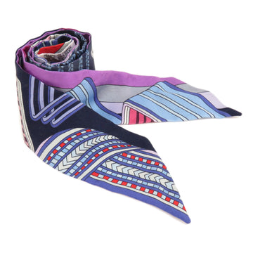 HERMES Twilly Scarf Muffler Silk Women's