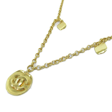 CHANEL Necklace Necklace Gold Gold Plated Gold