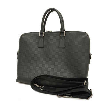 LOUIS VUITTONAuth  Damier Infini Porte De Cumanjour N41248 Men's Briefcase Onyx