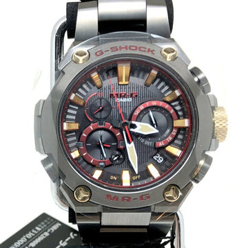 CASIO G-SHOCK G-Shock watch MRG-B2000B-1A4JR MR-G red preparation highest grade line radio solar analog black men's