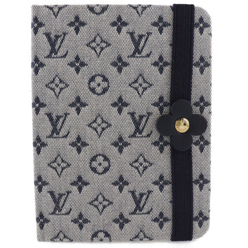 LOUIS VUITTON Notepad Carnet MM Monogram Mini Canvas Gray RR1012 Women's Notebook