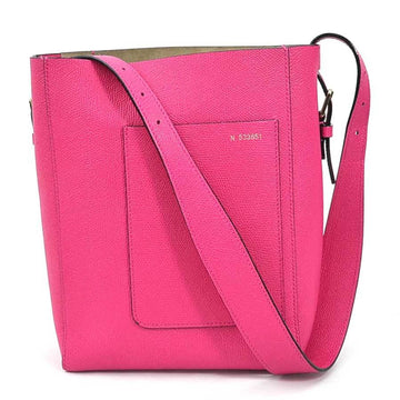 VALEXTRA shoulder bag bucket small leather pink ladies 99525i