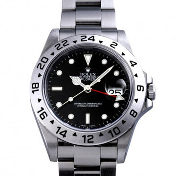 ROLEX Explorer II 16570 black dial watch men