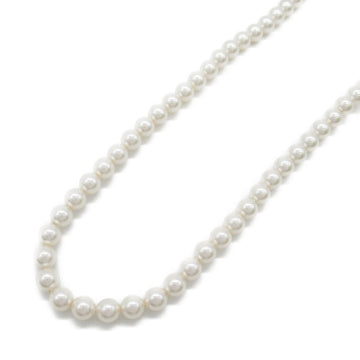 CHANEL Pearl Necklace A22K Necklace Gold White Gold Plated Fake pearl Gold White