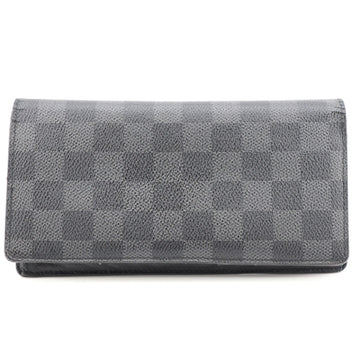 LOUIS VUITTON N62665 Portefeuille Braza Damier Graphite Long Wallet Men's