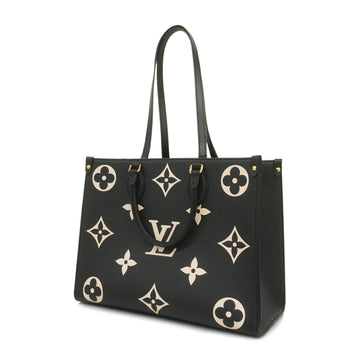 LOUIS VUITTONAuth  2WAY BAG Monogram Empreinte ON THE GO MM M45495 Beige,Black