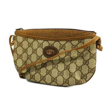 GUCCIAuth  Shoulder Bag Women's GG Supreme Beige