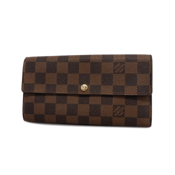 LOUIS VUITTONAuth  Damier Portofeuil Sara N61734 Women's Long Wallet [bi-fold]