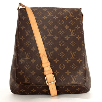 LOUIS VUITTON Musette Salsa Shoulder Bag Monogram Canvas  M51256 Women's Brown