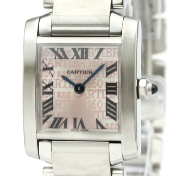 CARTIER Tank Francaise Quartz Stainless Steel Women's Dress Watch W51035Q3