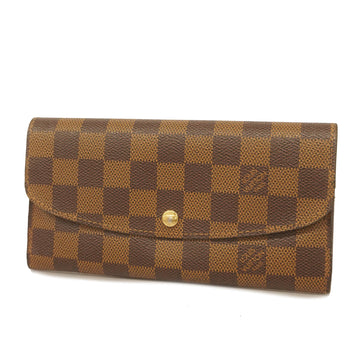 LOUIS VUITTONAuth  Damier Portofeuil Emily N63019 Women's Long Wallet [bi-fold]