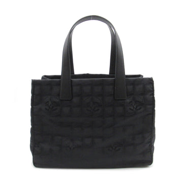 CHANEL New Travel Line Tote MM Black Nylon