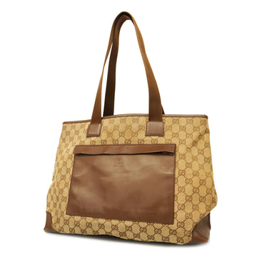 GUCCIAuth  GG Canvas Tote Bag 019 0426 Women's Tote Bag Beige,Brown