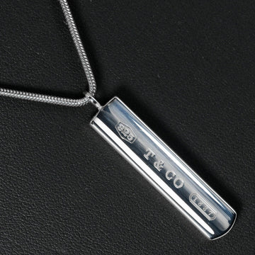 TIFFANY&Co. 1837 Bar Necklace Snake Chain Silver 925