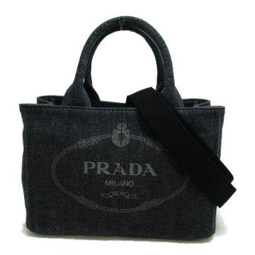 PRADA Canapa 2wayShoulder Navy denim 1BG439AJ6F0002