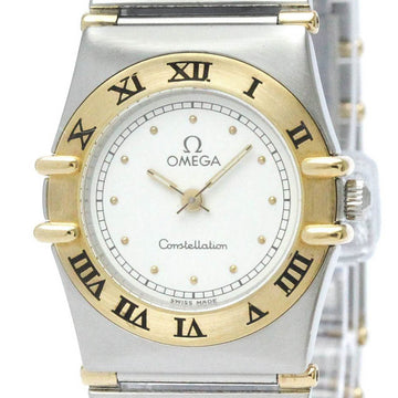 OMEGAPolished  Constellation 18K Gold Steel Ladies Watch 795.1080 BF567513