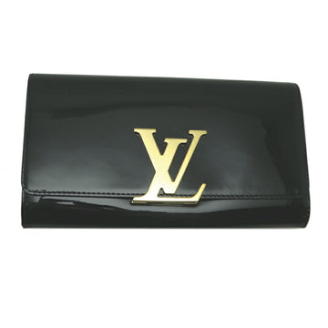 LOUIS VUITTON Pochette Louise EWNM Women's Pouch M51634 Vernis Noir [Black]