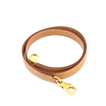 HERMES Kelly Bolide Shoulder Strap Kushbel Epson Natural Brown Accessory