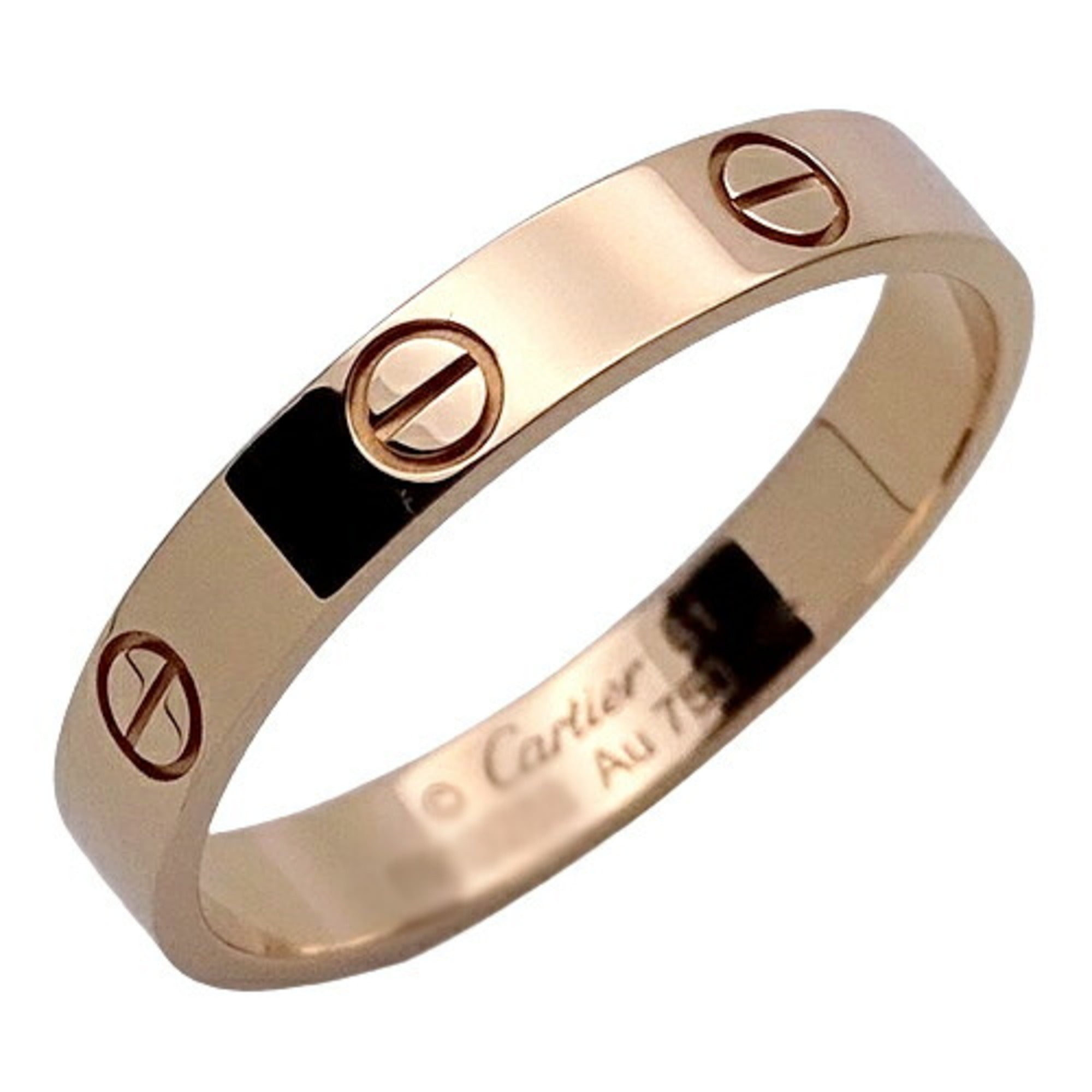 CARTIER Ring Women s Men s 750PG Pink Gold Love 61 Approx. 21 Size Th