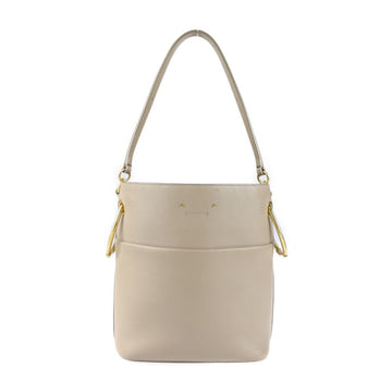 CHLOE  Roy Bucket Bag Medium Tote Leather Graige Semi-Shoulder Handbag Shoulder Drawstring